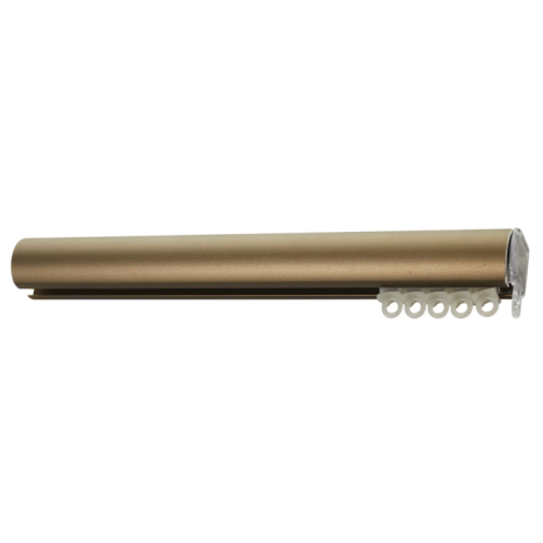 Zogometal Μεταλλικό Κουρτινόξυλο E4135 Μονό Φ25mm 240εκ. Όρο Ματ