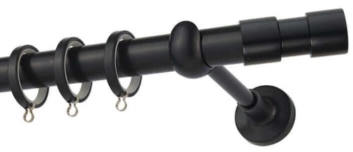 Zogometal Μεταλλικό Κουρτινόξυλο μονό Φ25mm 240εκ. Μπρούτζινο PR4111