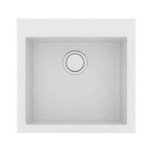 Sanitec Ultra Granite 816 Ένθετος Νεροχύτης από Συνθετικό Γρανίτη Μ50xΠ50cm Sienna