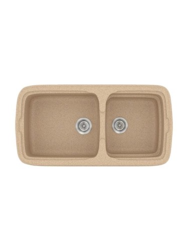 Sanitec Classic 305 305 Ένθετος Νεροχύτης από Συνθετικό Γρανίτη Μ96xΠ51cm Granite Blue