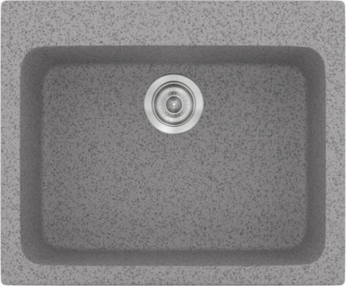 Sanitec Classic 331 331 Ένθετος Νεροχύτης από Συνθετικό Γρανίτη Μ60xΠ50cm Granite Grey
