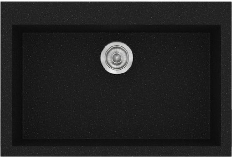 Sanitec Classic 331 331 Ένθετος Νεροχύτης από Συνθετικό Γρανίτη Μ60xΠ50cm Metallic Silver