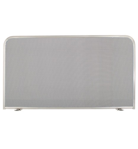 Zogometal 583 583 Μεταλλικό Προστατευτικό Τζακιού 90x50cm Νίκελ Ματ