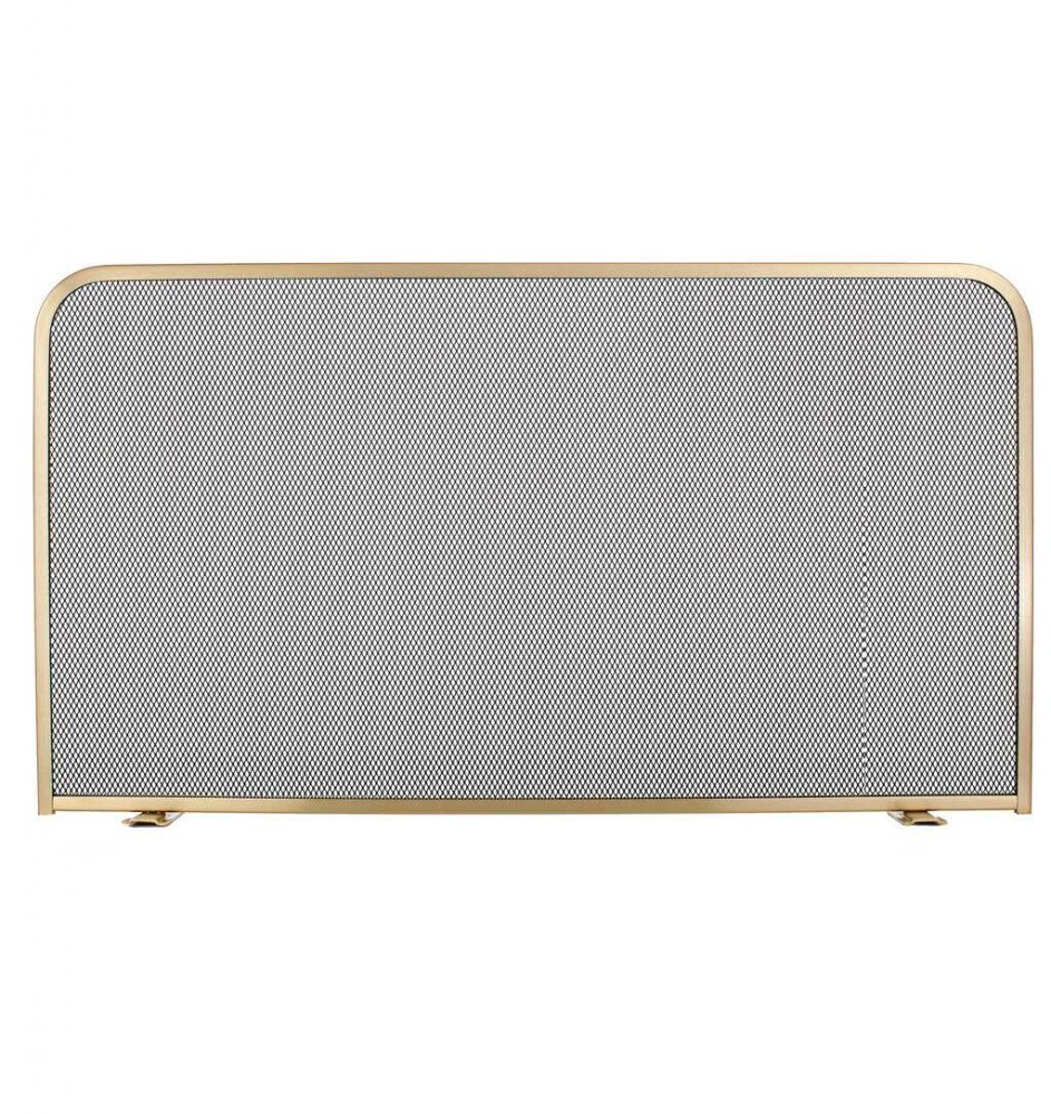 Zogometal 583 583 Μεταλλικό Προστατευτικό Τζακιού 90x50cm Όρο Ματ