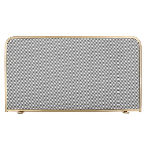 Zogometal 583 583 Μεταλλικό Προστατευτικό Τζακιού 90x50cm Όρο Ματ