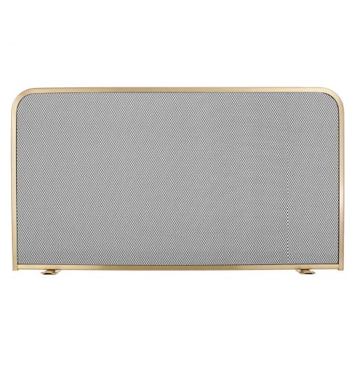 Zogometal 583 583 Μεταλλικό Προστατευτικό Τζακιού 90x50cm Όρο Ματ