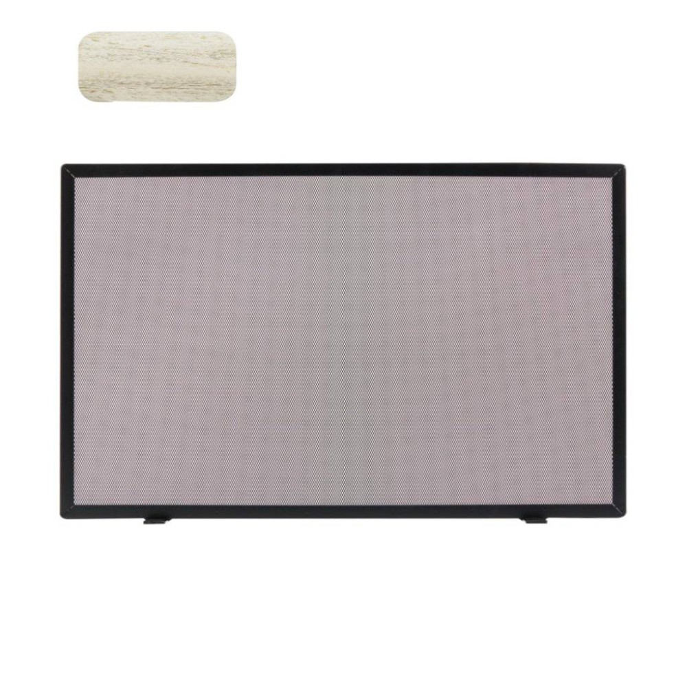 Zogometal 601 Μεταλλικό Προστατευτικό Τζακιού 80x50cm Κρεμ Πατίνα Χρυσό