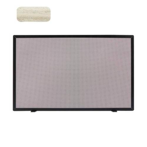 Zogometal 601 Μεταλλικό Προστατευτικό Τζακιού 80x50cm Κρεμ Πατίνα Χρυσό