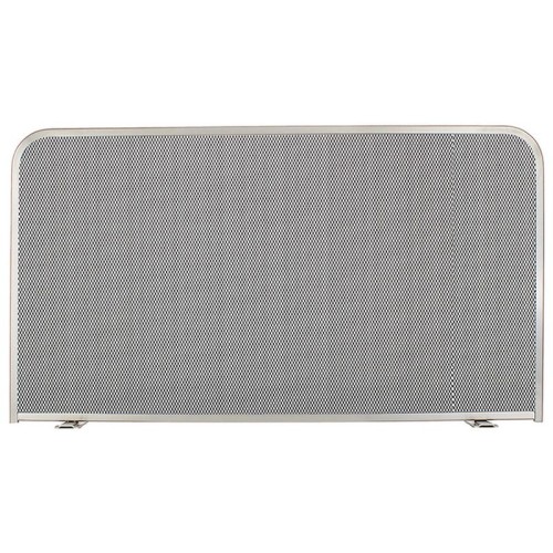 Zogometal 583 583 Μεταλλικό Προστατευτικό Τζακιού 80x50cm Νίκελ Ματ