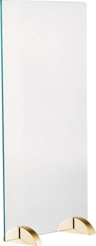 Zogometal 585 Γυάλινο Προστατευτικό Τζακιού 90x50cm Όρο Ματ