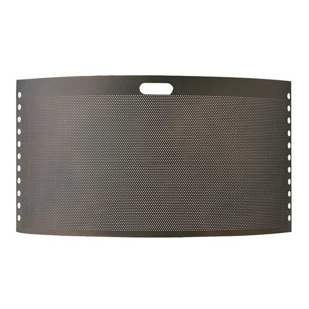 Zogometal 604 Μεταλλικό Προστατευτικό Τζακιού 85x50cm Μαύρο