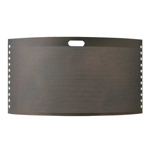 Zogometal 604 Μεταλλικό Προστατευτικό Τζακιού 85x50cm Μαύρο
