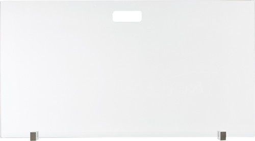 Zogometal 586 Γυάλινο Προστατευτικό Τζακιού 90x50cm Όρο Ματ