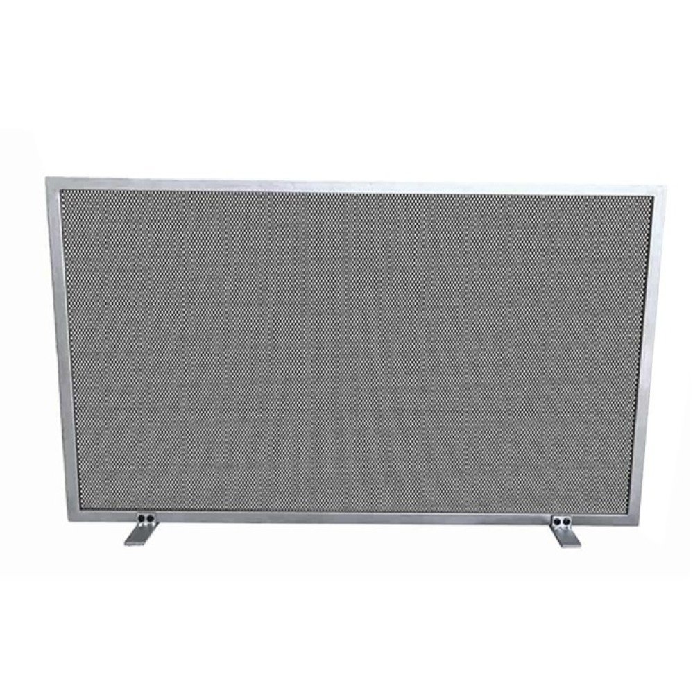 Zogometal 520 520 Μεταλλικό Προστατευτικό Τζακιού 90x50cm Όρο Ματ