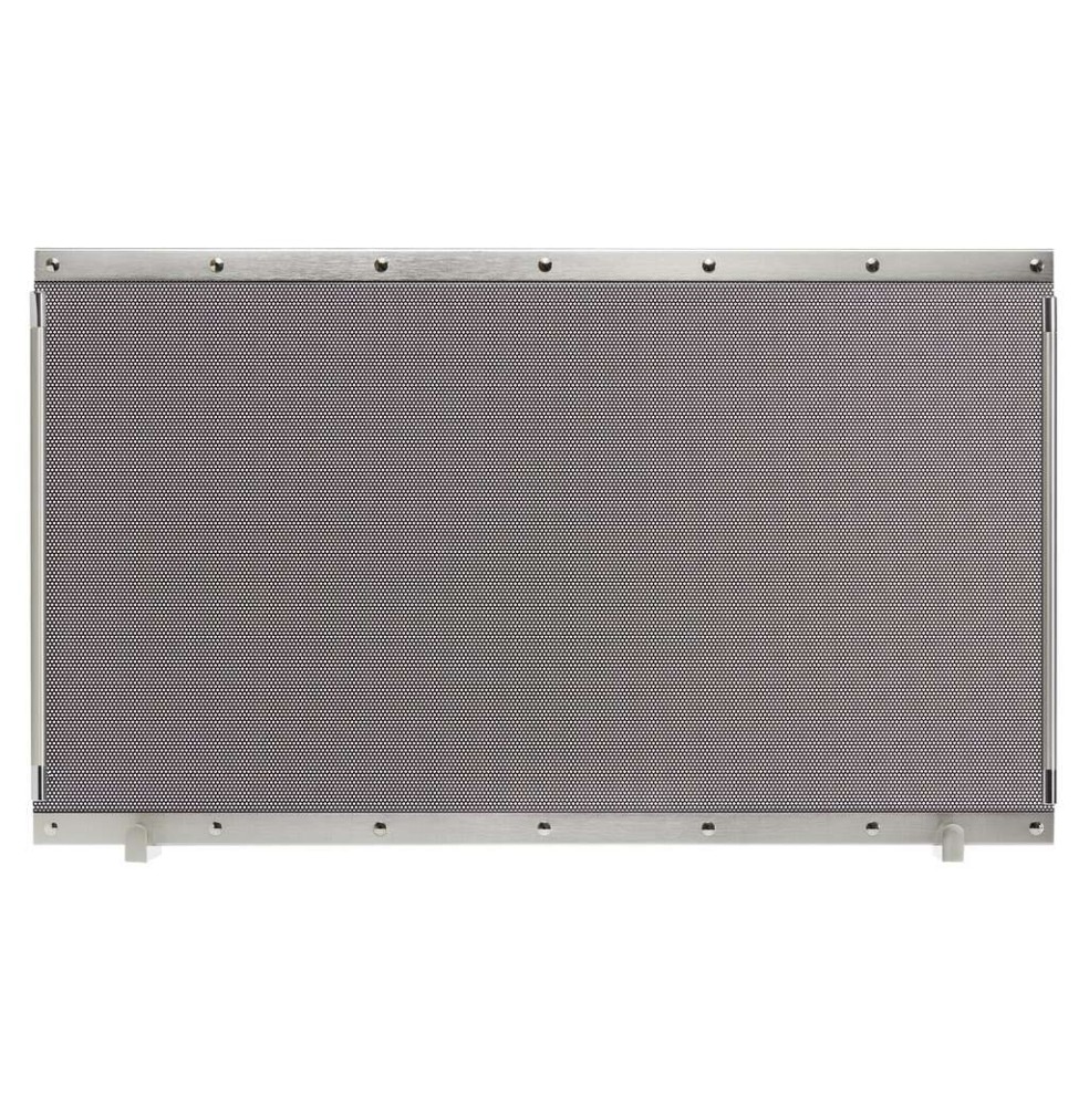 Zogometal 544 Μεταλλικό Προστατευτικό Τζακιού 86x52cm Νίκελ Ματ / Χρώμιο