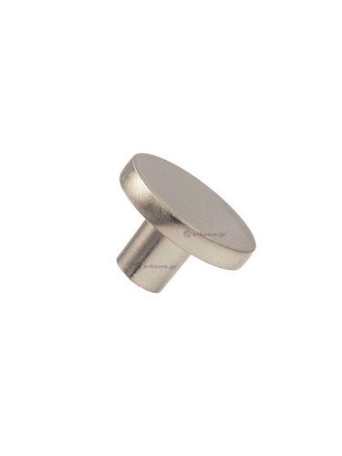 Import Hellas 6090 Πόμολο Επίπλου από Μέταλλο Νίκελ Ματ Φ34mm