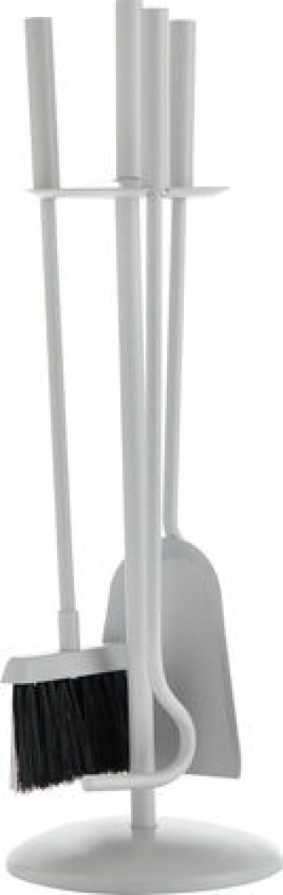 Zogometal 1230 B08 1230 B08 Σετ Εργαλείων Τζακιού με Κρεμανταλά Λευκό πάγου