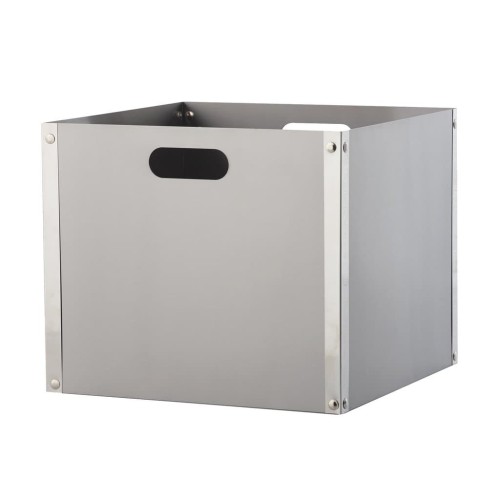 Zogometal K31 Μεταλλικό Κουτί Αποθήκευσης Ξύλων 37x37x32cm Χάλκινο