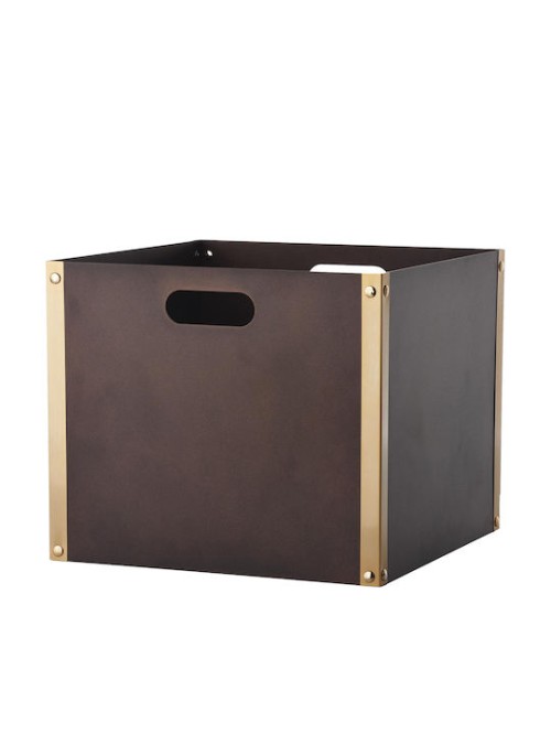 Zogometal K31 Μεταλλικό Κουτί Αποθήκευσης Ξύλων 37x37x32cm Μαύρο