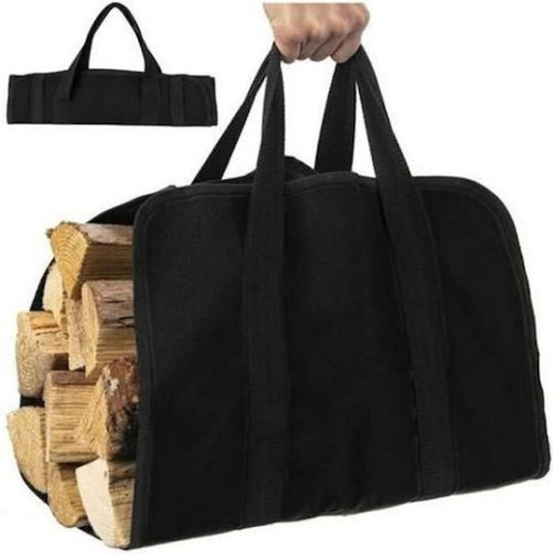 Zogometal Bag 3 2250 Υφασμάτινη Τσάντα Μεταφοράς Ξύλων 40x40x35cm Μπεζ