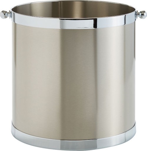 Zogometal Ν K14 2447 Μεταλλικό Κουτί Αποθήκευσης Ξύλων 34x34x35cm Ασημί