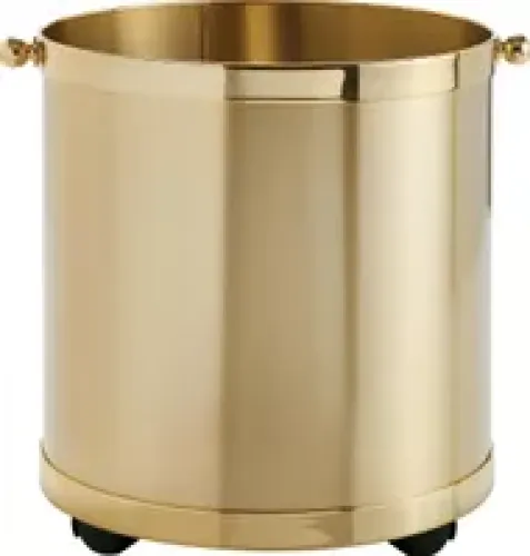 Zogometal K11 2445 Μεταλλικό Καλάθι Αποθήκευσης Ξύλων 34x34x35cm Ασημί