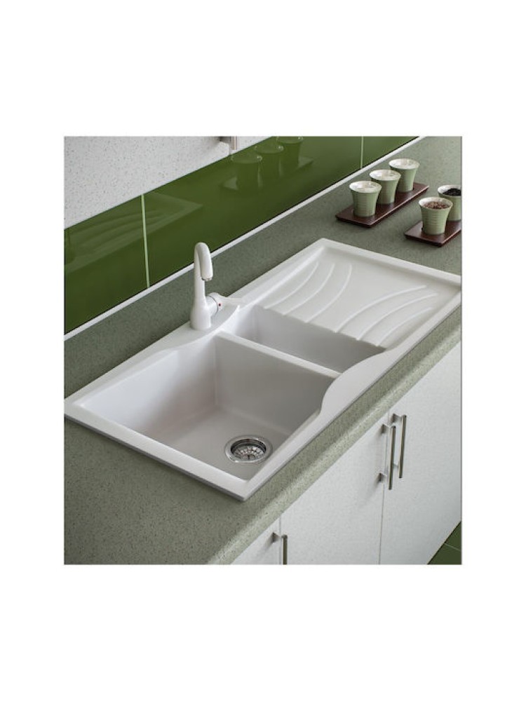 Sanitec Jolla 00 02 00222 Ψηλή Μπαταρία Κουζίνας Πάγκου Metallic Coffee