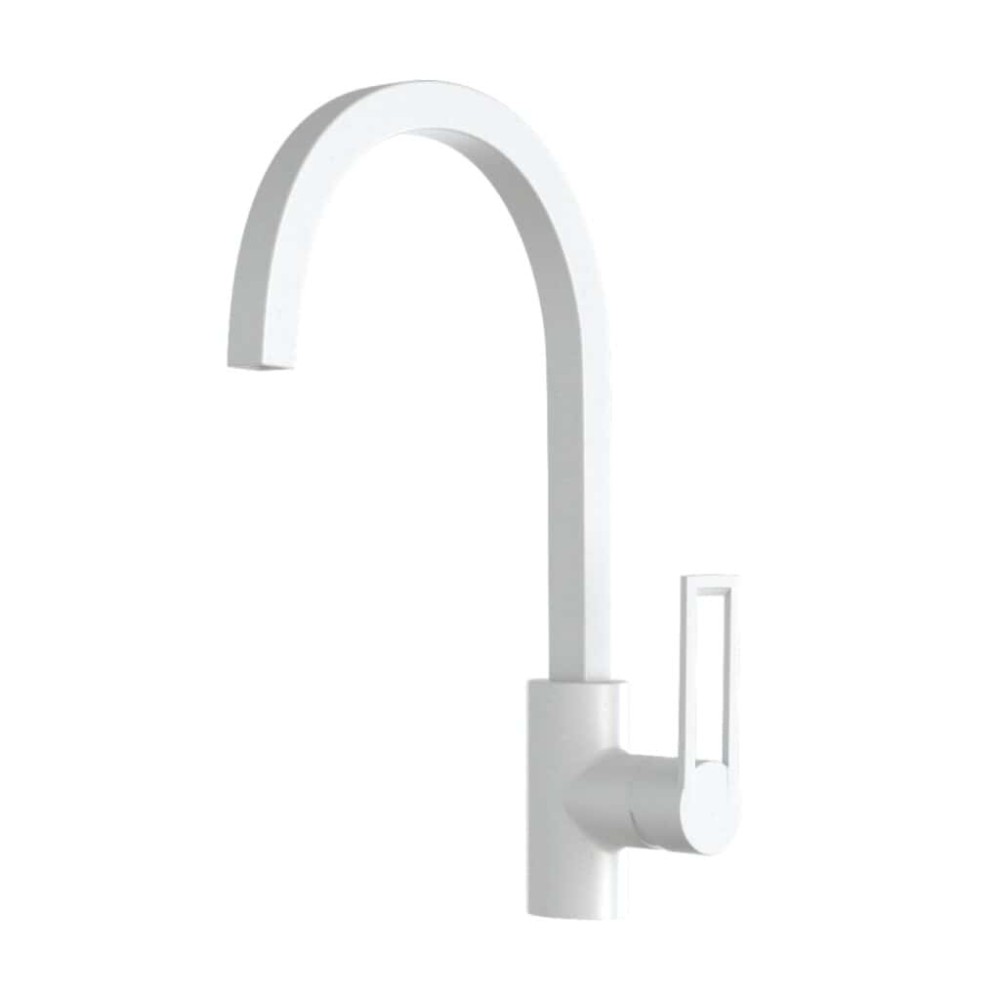 Sanitec Quattro Ψηλή Μπαταρία Κουζίνας Πάγκου Ultra Granite Bianco