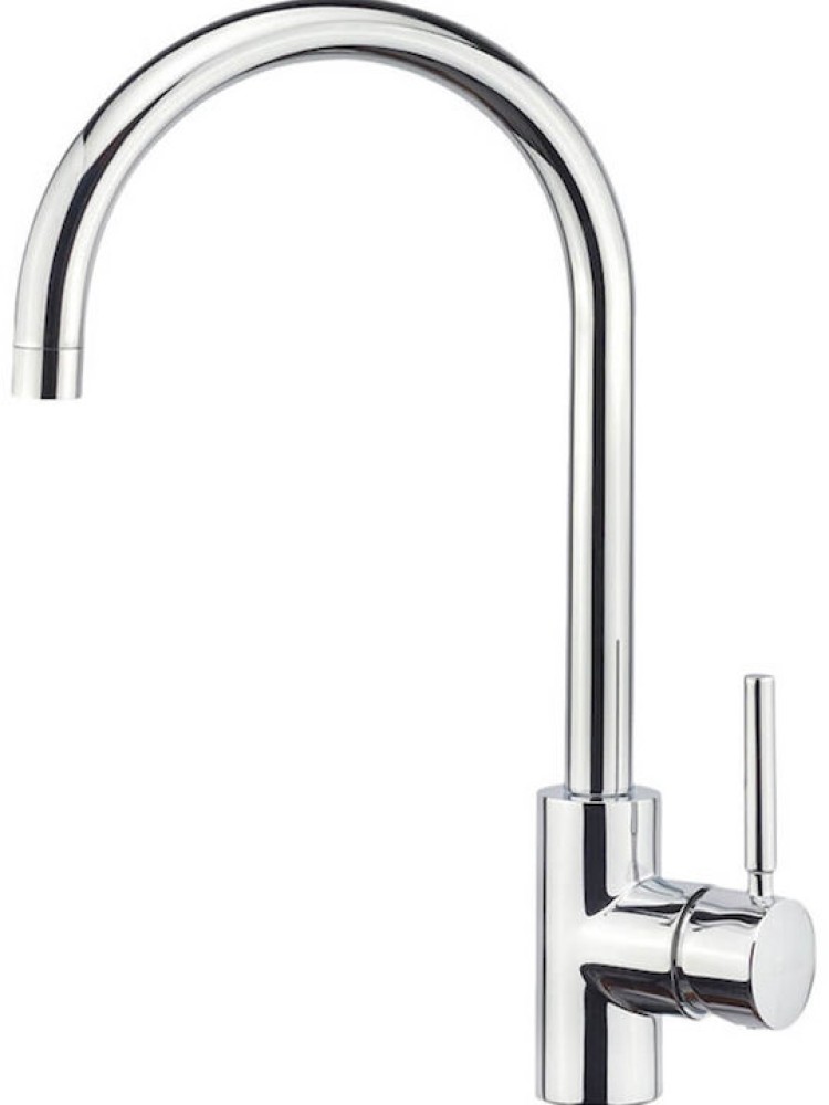 Sanitec Doppio Ψηλή Μπαταρία Κουζίνας Πάγκου Chrome