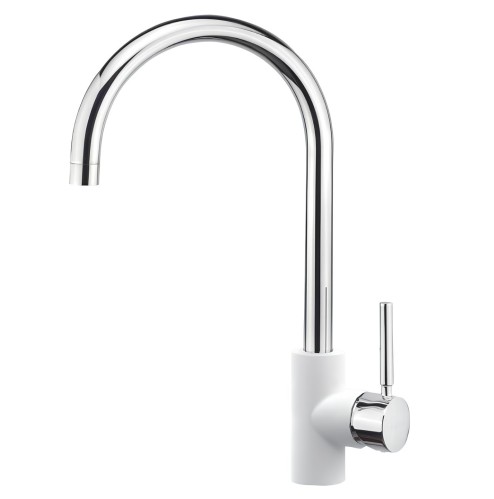 Sanitec Doppio 00 02 00252 Ψηλή Μπαταρία Κουζίνας Πάγκου White