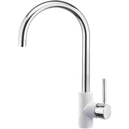 Sanitec Doppio 00 02 00252 Μπαταρία Κουζίνας Πάγκου Inox Metallic Coffee