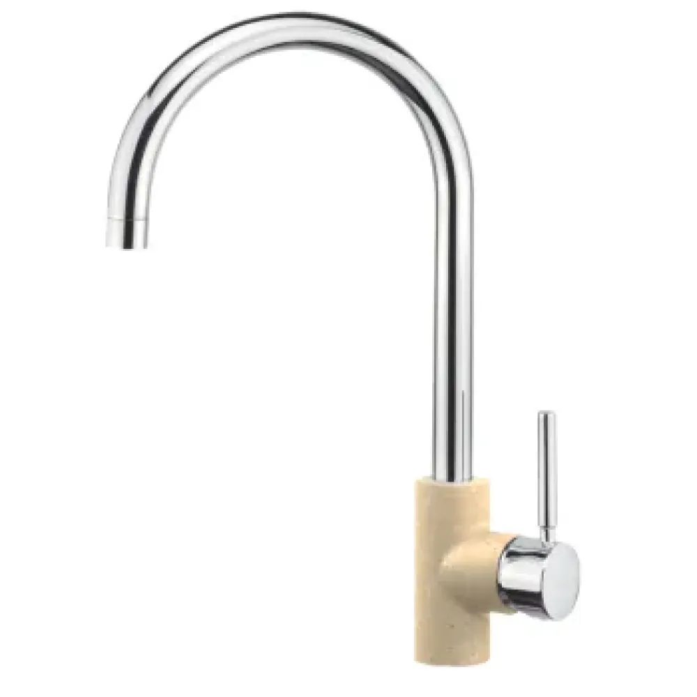 Sanitec Doppio 00 02 00252 Ψηλή Μπαταρία Κουζίνας Πάγκου Granite Cappucino