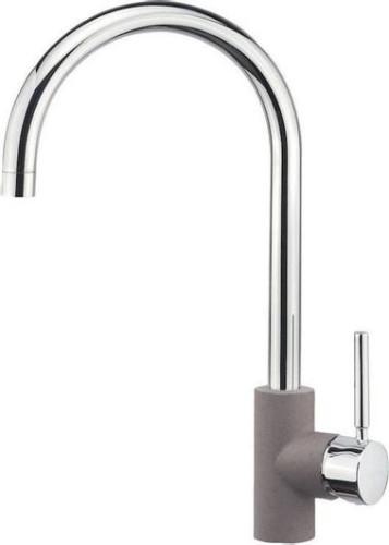 Sanitec Doppio 00 02 00252 Ψηλή Μπαταρία Κουζίνας Πάγκου Ultra Granite Sienna