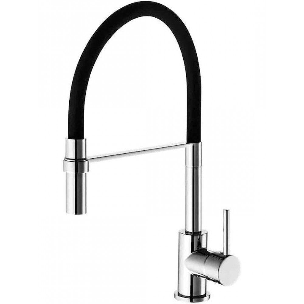 Sanitec Flex 00 02 00246 Ψηλή Σπαστή Μπαταρία Κουζίνας Πάγκου Μαύρη