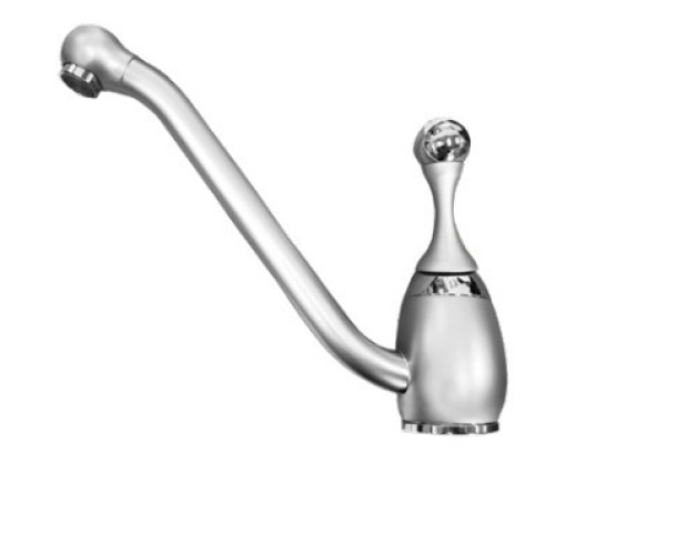 Sanitec Mixmania 00 02 00013 Μπαταρία Κουζίνας Πάγκου Ασημί