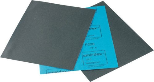 Smirdex 270 270010220 Φύλλο Λείανσης Απλό Κ220 230x280mm Αδιάβροχο