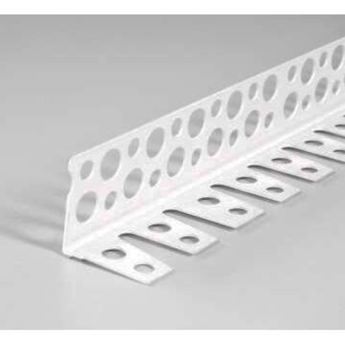 Γωνία Pvc Καφέ 25x25mm Πάχος 1.5mm Βέργα 3 Μέτρων