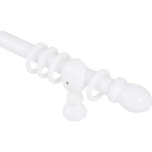 Ξύλινο Κουρτινόξυλο OEM Φ35 Λευκό   360cm