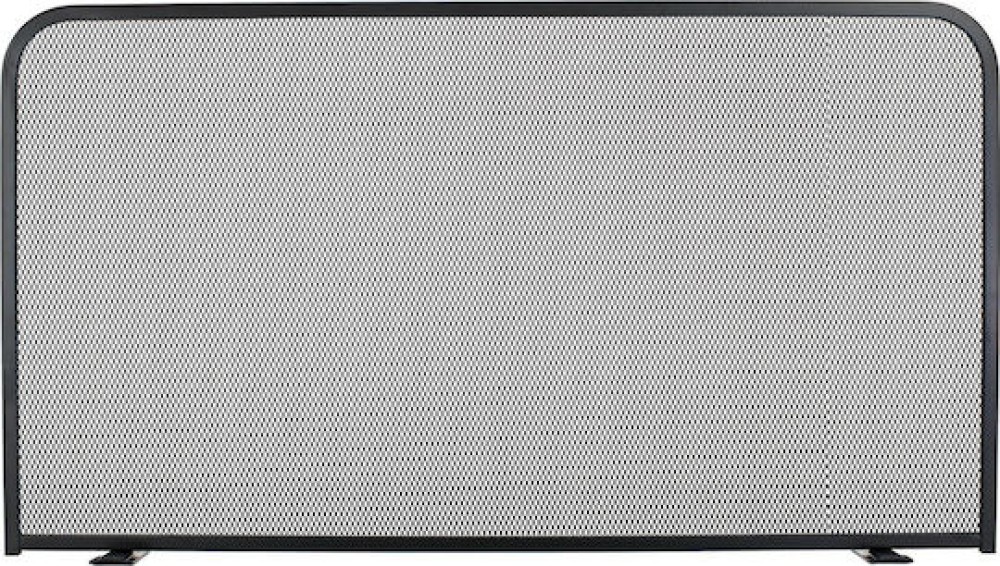 Zogometal 583 583 Μεταλλικό Προστατευτικό Τζακιού 80x50cm Όρο Ματ