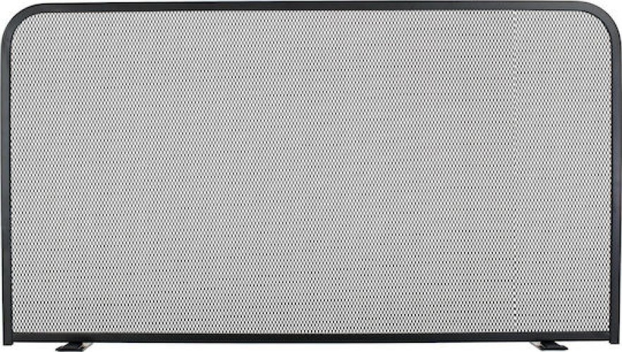 Zogometal 583 583 Μεταλλικό Προστατευτικό Τζακιού 80x50cm Όρο Ματ