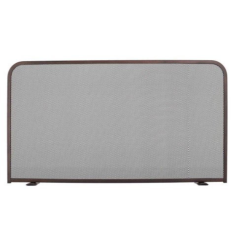 Zogometal 583 583 Μεταλλικό Προστατευτικό Τζακιού 80x50cm Αντικέ Σκουριά