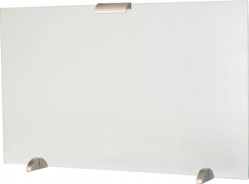 Zogometal 520 Μεταλλικό Προστατευτικό Τζακιού 90x50cm Νίκελ Ματ