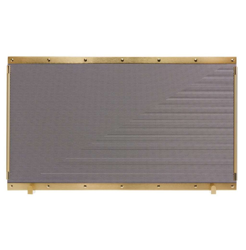 Zogometal 544 544 Μεταλλικό Προστατευτικό Τζακιού 86x52cm Όρο Ματ