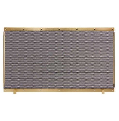 Zogometal 544 544 Μεταλλικό Προστατευτικό Τζακιού 86x52cm Όρο Ματ
