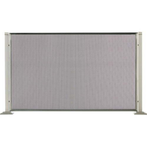 Zogometal 571 Μεταλλικό Προστατευτικό Τζακιού 91x52cm Νίκελ Ματ