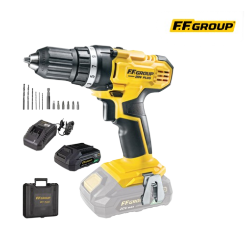 F.F. Group CDD/35 20V Plus Δραπανοκατσάβιδο Μπαταρίας 20V 1x2Ah 41314