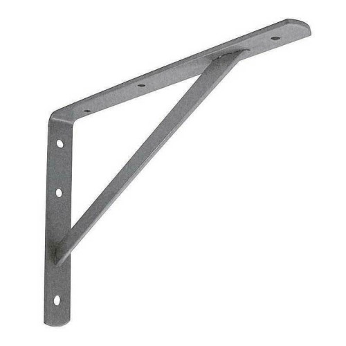 Γωνία Ραφιού από Μέταλλο σε Ασημί Χρώμα 222x222mm ΝΟ73027