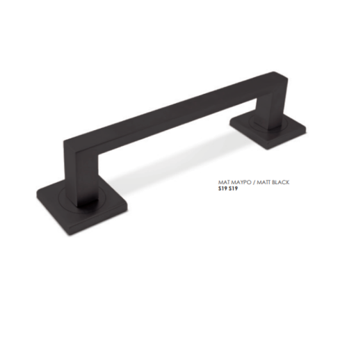 Conset Λαβή Εξώπορτας C875 260mm Ματ Μαύρη