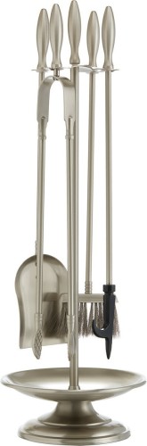 Zogometal B06 1190 Σετ Εργαλείων Τζακιού με Κρεμανταλά Χρυσό