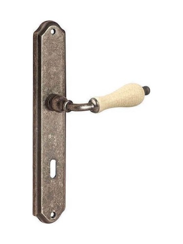 Roline Λαβή Εξώπορτας K315 06 215mm Αντικέ Παλαιωμένος Σίδηρος / Κρακελέ